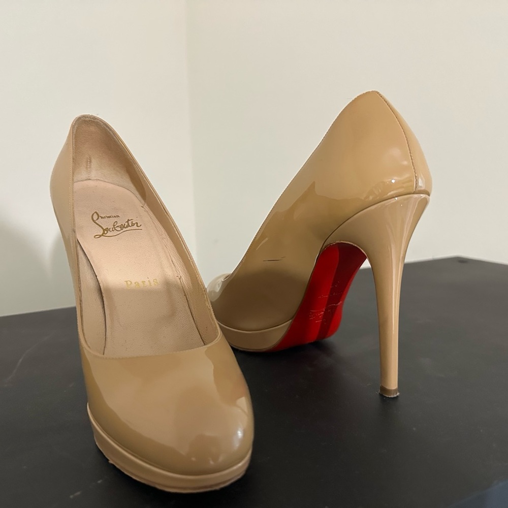 Christian Louboutin closed toed heels
